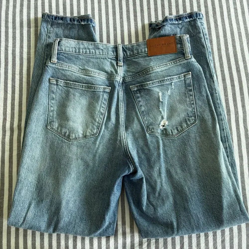 Lucky Brand High Rise Drew Mom Jean Size 6/28L